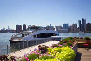 Views of Manhattan from Long Island City near Hunter's Point