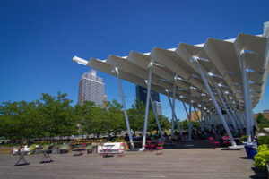 Gantry State Plaza Park in Long Island City, Queens