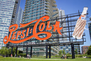 Original Pepsi-Cola sign from the 1900s in Long Island City