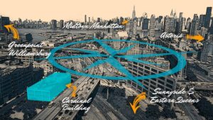 Long Island City Map in Queens, New York